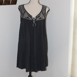 American Eagle Outfitters, sleeveless embroidered mini dress..